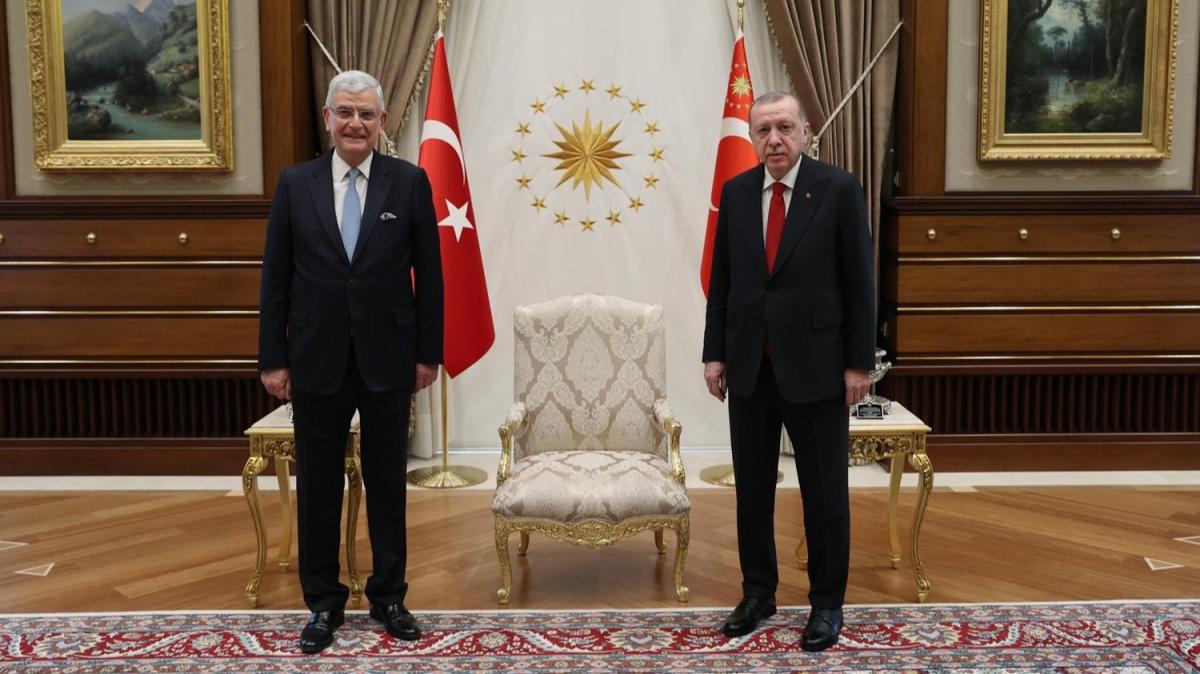 Cumhurbakan Erdoan, BM Genel Kurul Bakan Bozkr' kabul etti 