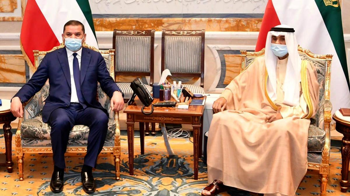 Kuveyt Emiri Sabah, Libya Ulusal Birlik Hkmeti Babakan Dibeybe'yi kabul etti