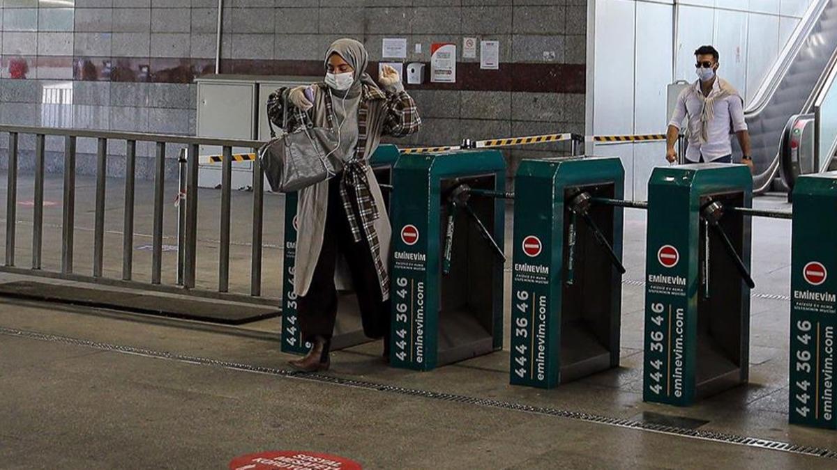 Mecidiyeky-Mahmutbey Metro Hatt'nda alma nedeniyle Mecidiyeky istasyonu geici olarak kapatld 