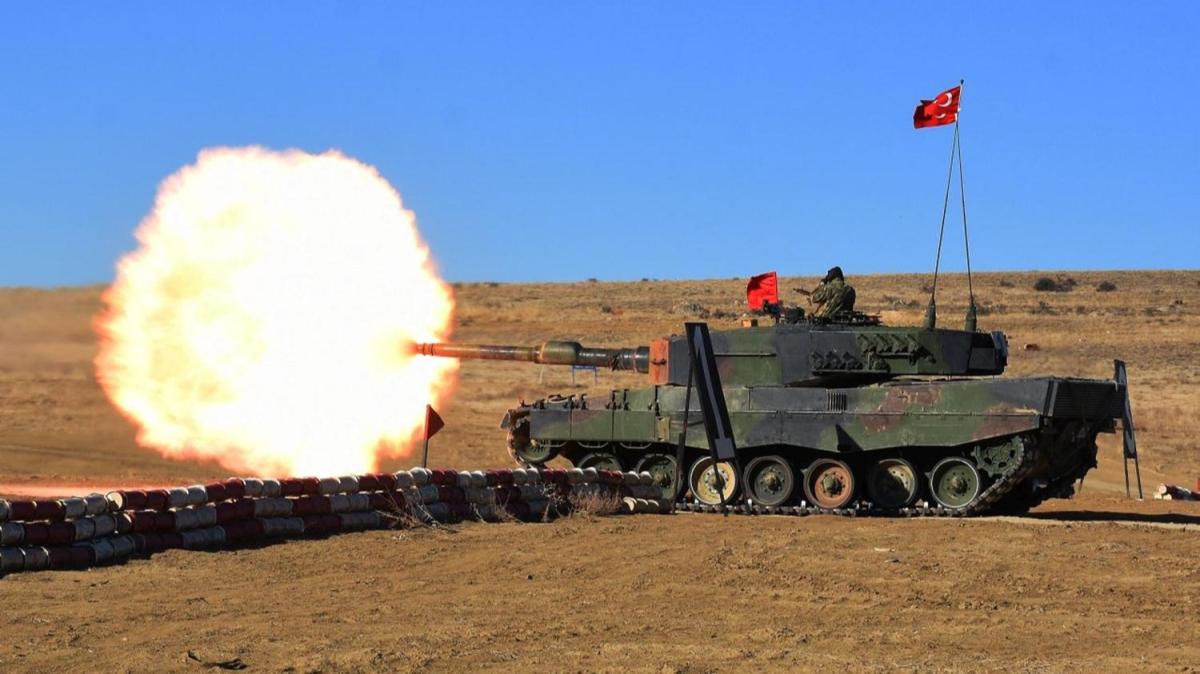 MSB: Tanklar hedefleri tam isabetle vurdu