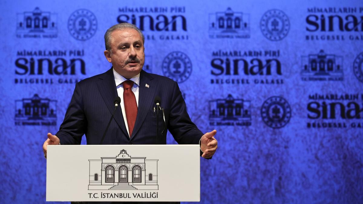 TBMM Bakan entop: Mimar Sinan, adeta kendi mimari gazasn ilan edecek kadar byk bir komutandr