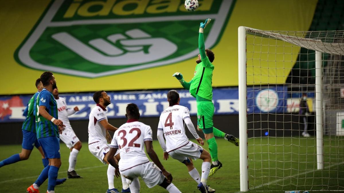 Karadeniz derbisinde gol yok! Rizespor: 0 - Trabzonspor: 0
