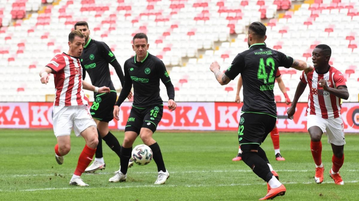 Sivasspor 10 kii kald mata Konyaspor'u yendi
