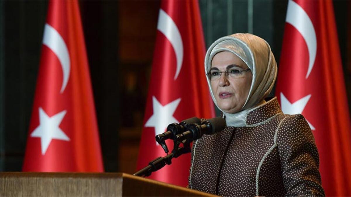 Emine Erdoan'dan Umman Sultan Heysem Bin Tark'n eine mektup 