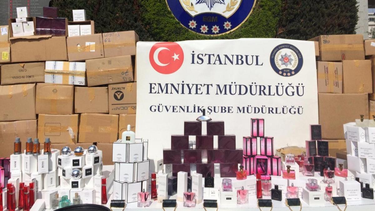 18 milyon liralk sahte parfm yakaland 