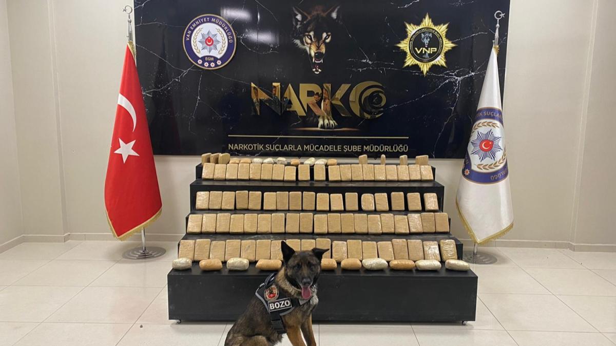 Kamyonete gizlenmi 51 kilo 561 gram uyuturucu yakaland