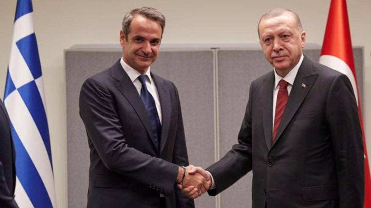 Yunanistan Hkmet Szcs: Miotakis ile Erdoan arasnda grme gerekleecek