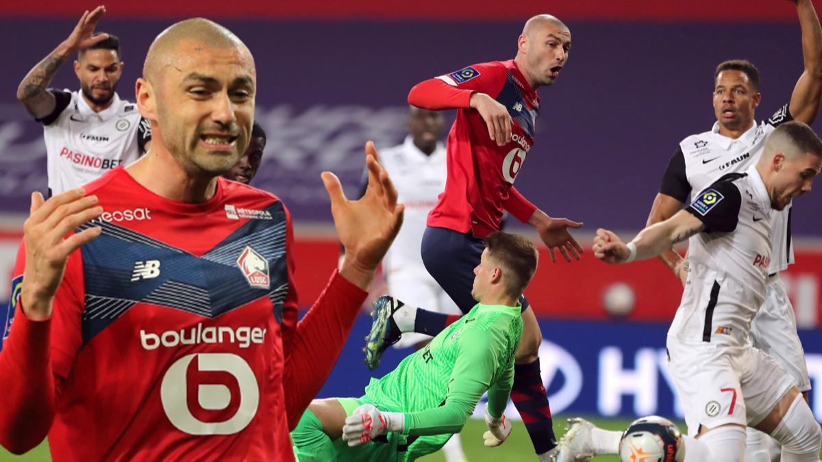 Franszlar Lille'de faturay Burak Ylmaz'a kesti! ''Hayal krkl...''