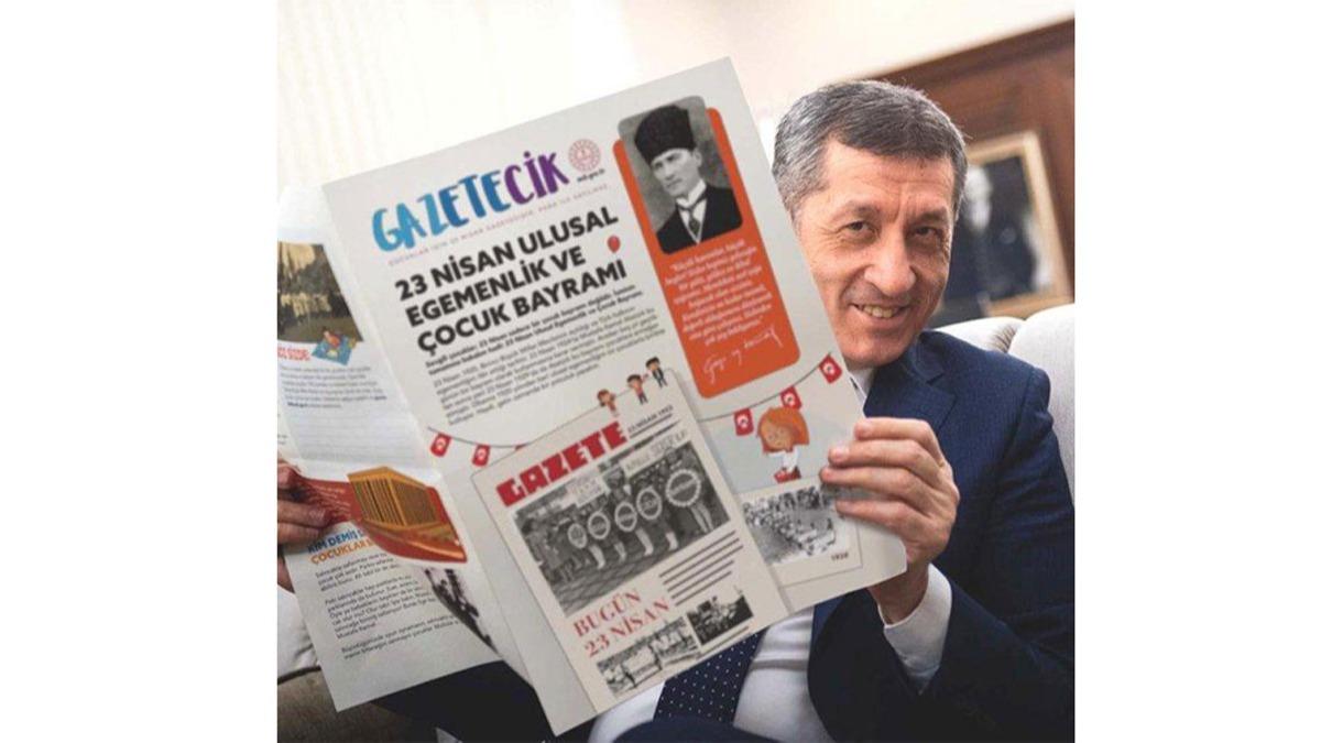 Milli Eitim Bakanl'ndan ocuklar iin '23 Nisan' gazetesi