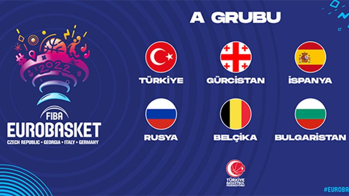 A Milli Takm'n EuroBasket 2022'deki rakipleri belli oldu