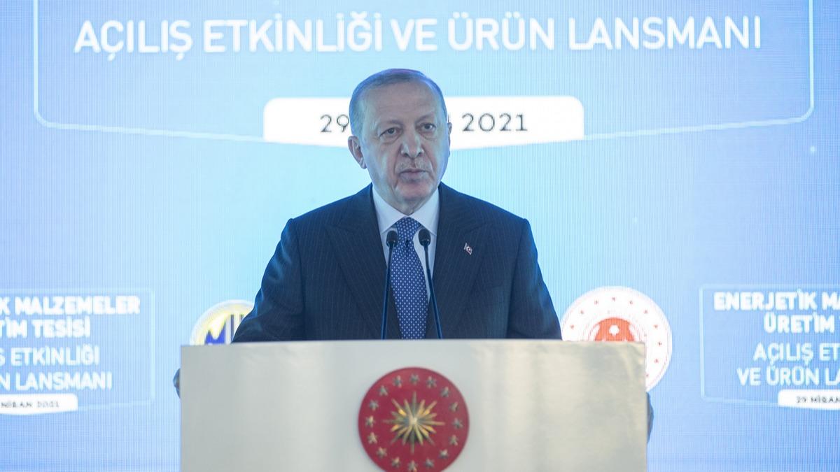Cumhurbakan Erdoan duyurdu: Artk yerli imkanlarla retilecek