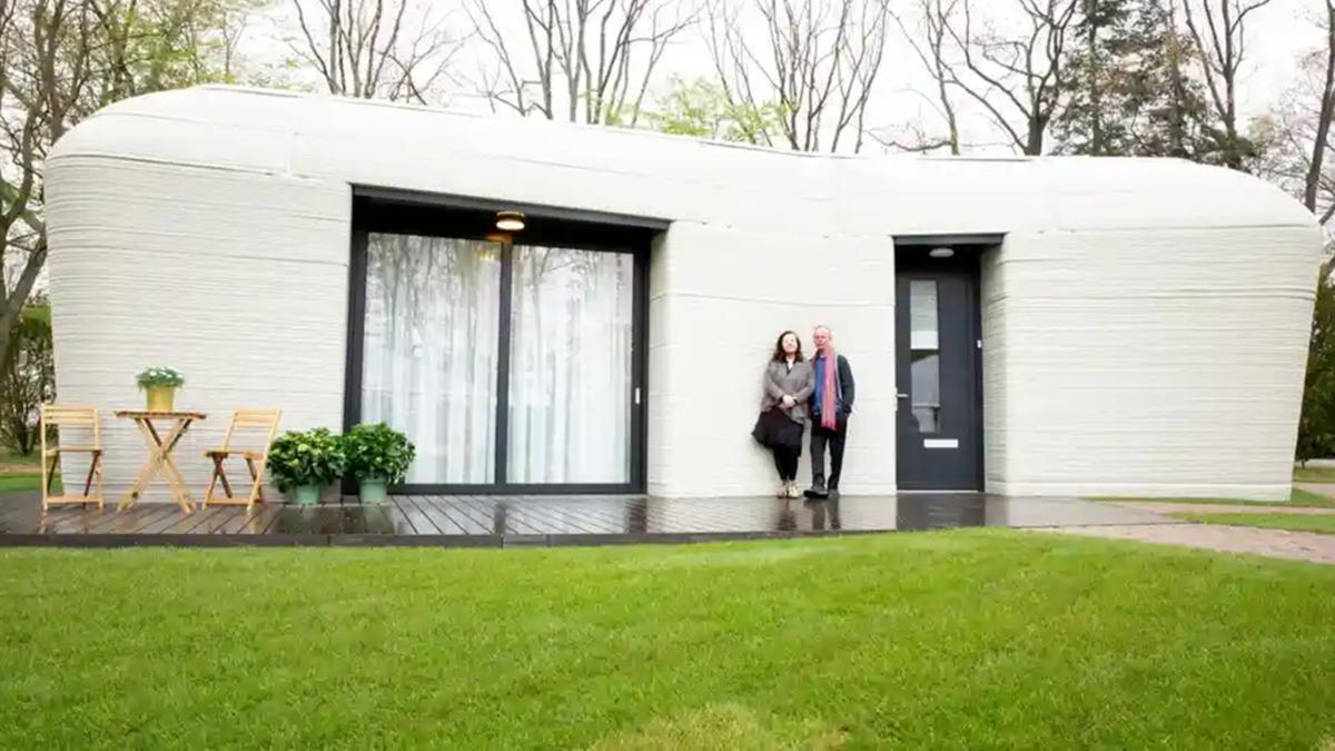 Avrupa'nn ilk 3D evi kiraland 