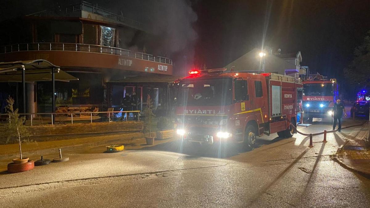 Konya'da bir restoranda patlama