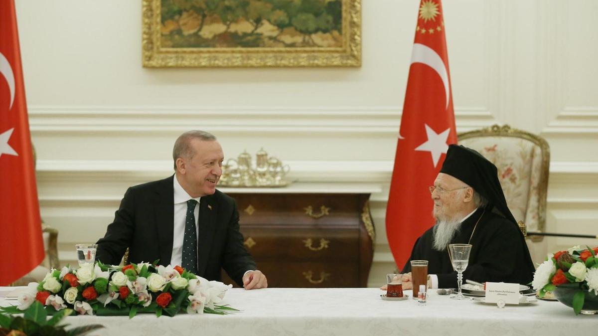 Aznlk cemaatleri temsilcilerinden Cumhurbakan Erdoan'a teekkr
