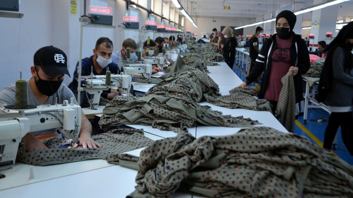 Mu'ta devlet desteiyle alan tekstil atlyesi 33 lkeye ihracat yapyor, genlere istihdam salyor