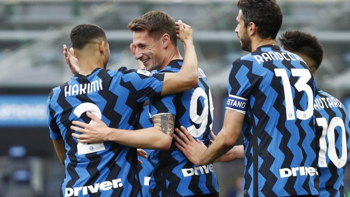 ampiyon Inter Sampdoria'ya gol yadrd! 5 gol...