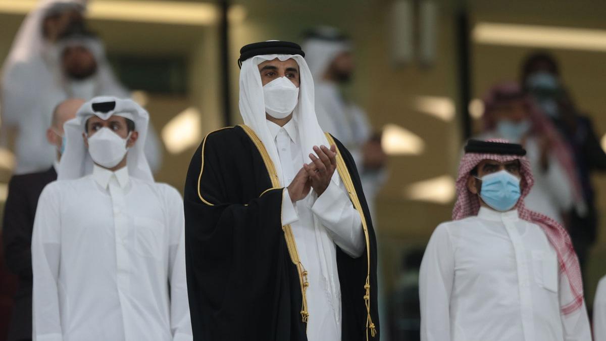 Katar Emiri Temim'den ''srail'in saldrlarn durduracak her trl rol oynamaya hazrz'' mesaj
