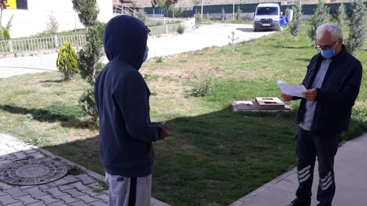 Durumu riskli olduu iin karantinada tutulduu yurttan kaan Pakistanl yakaland