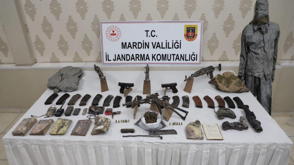 Mardin'de 7 terristin etkisiz hale getirildii operasyonda 4 uzun namlulu silah ve 2 tabanca ele geirildi 