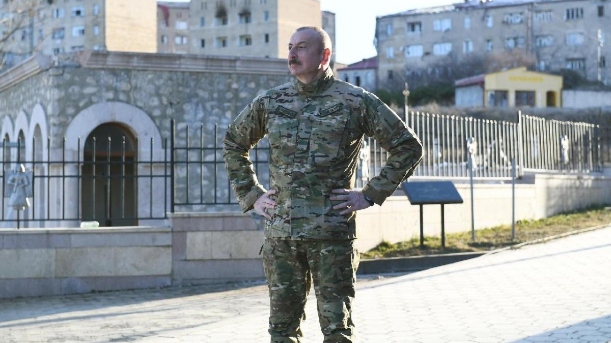 Aliyev trende konutu: Bugn tesadfen semedik