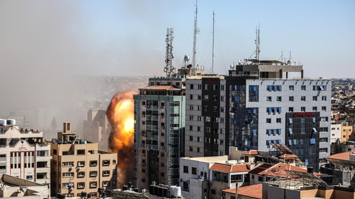 srailli basn dernei: Gazze'de vurulan basn ofislerinin olduu binay Hamas'n kullandna dair delil yok