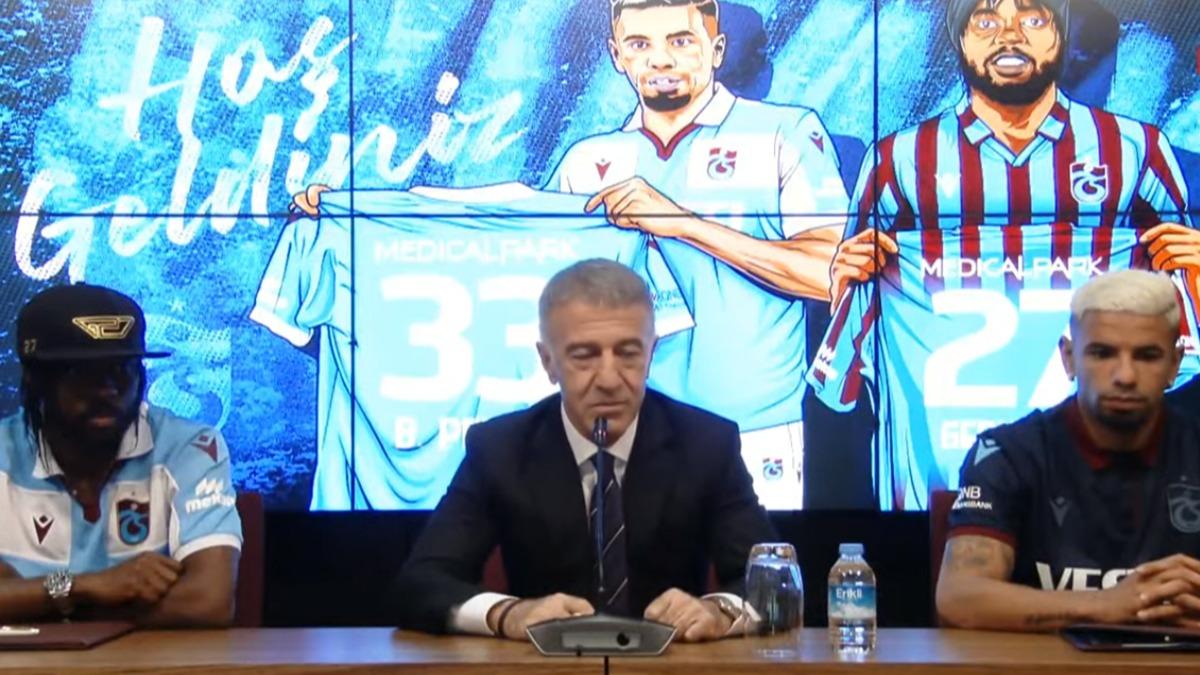 Trabzonspor'da Gervinho ve  Bruno Peres imzay att