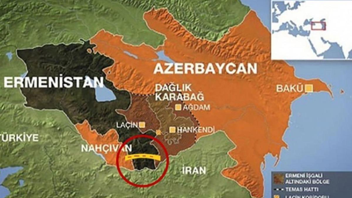 Azerbaycan, Nahvan ve Trkiye'yi birbirine balayacak proje: Zengezur koridoru
