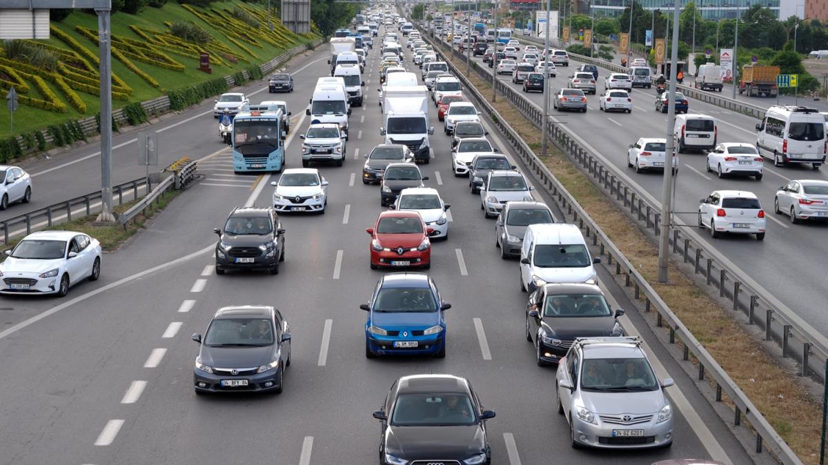 stanbul'da trafik younluu