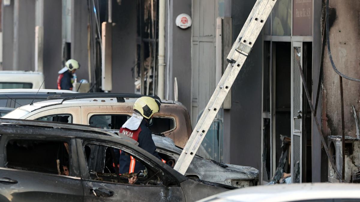 Ankara'da kimyasal madde reten i yerinde kan yangn byk hasara neden oldu