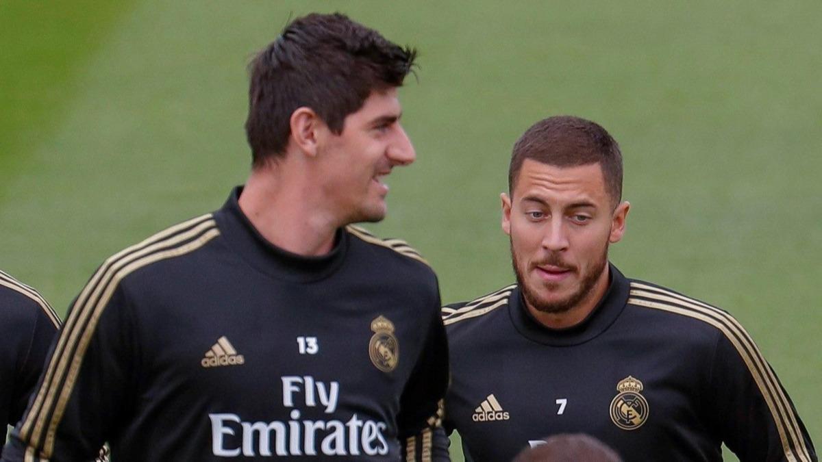 Thibaut Courtois: Hazard Real Madrid'den ayrlmayacak