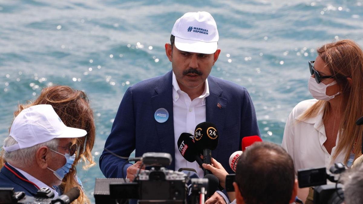 Bakan Kurum:  Marmara'mz eski haline dntrecek tm eylemleri yapm olacaz