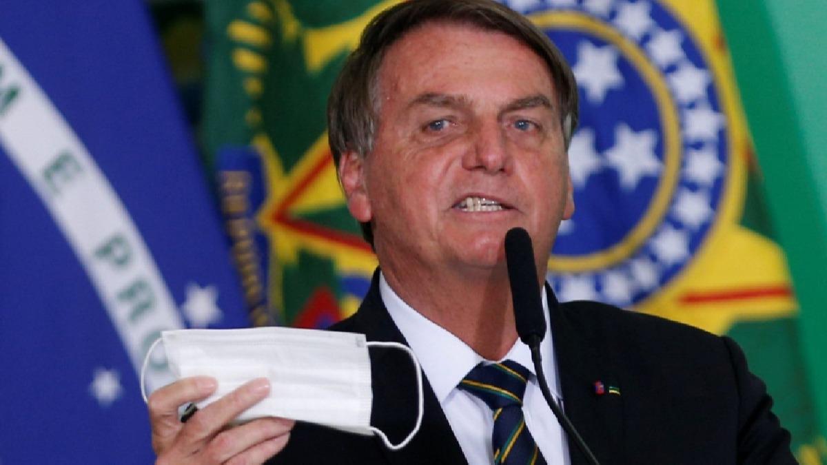 Brezilya Devlet Bakan Bolsonaro'ya maske cezas