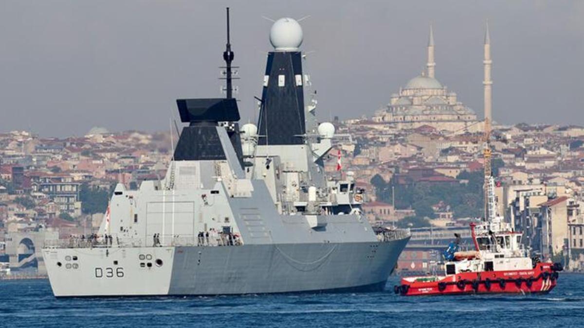 ngiliz ve Hollanda donanmasna ait sava gemileri Karadeniz'e ald