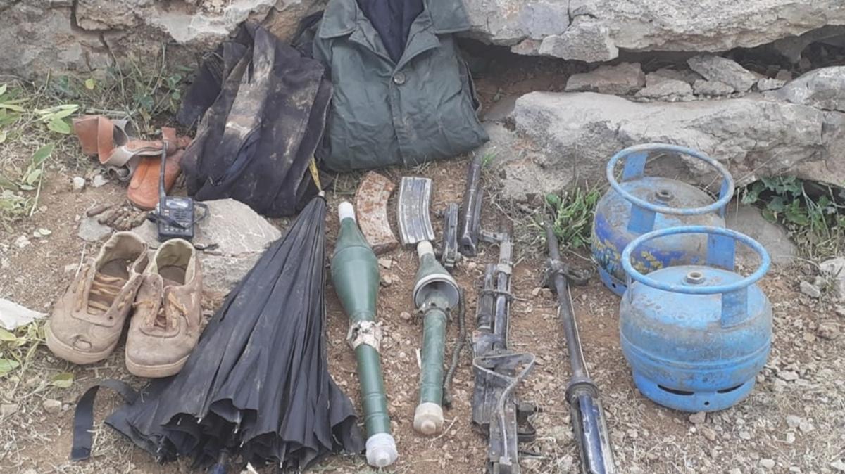 Van krsalnda yaplan PKK'ya ynelik operasyonda silah ve mhimmat yakaland