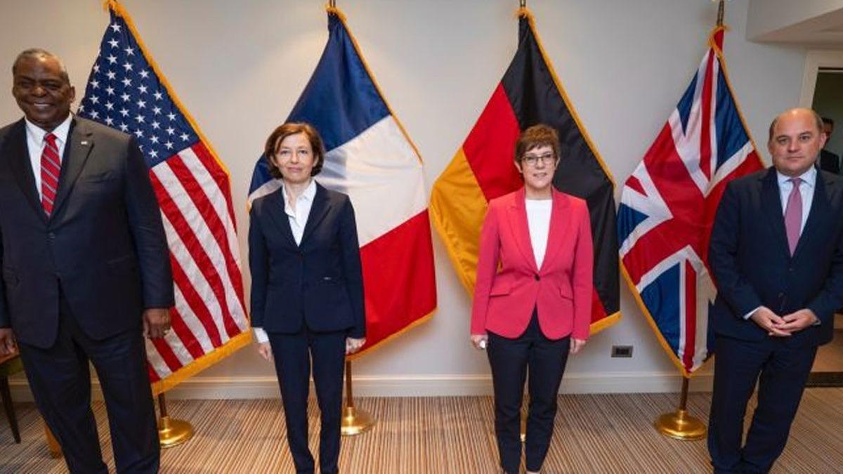 ABD, Fransa, ngiltere ve Almanya Savunma Bakanlar Avrupa Drtlsnn ilk toplantsn yapt