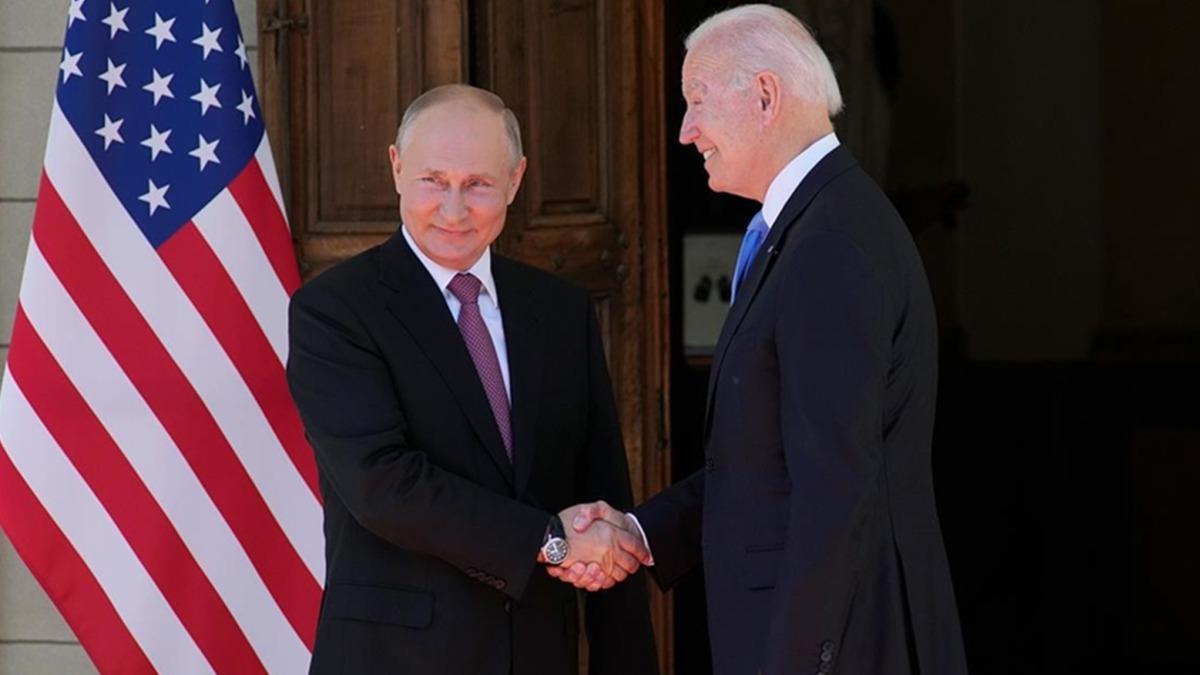 Biden ve Putin Cenevre'de bir araya geldi 