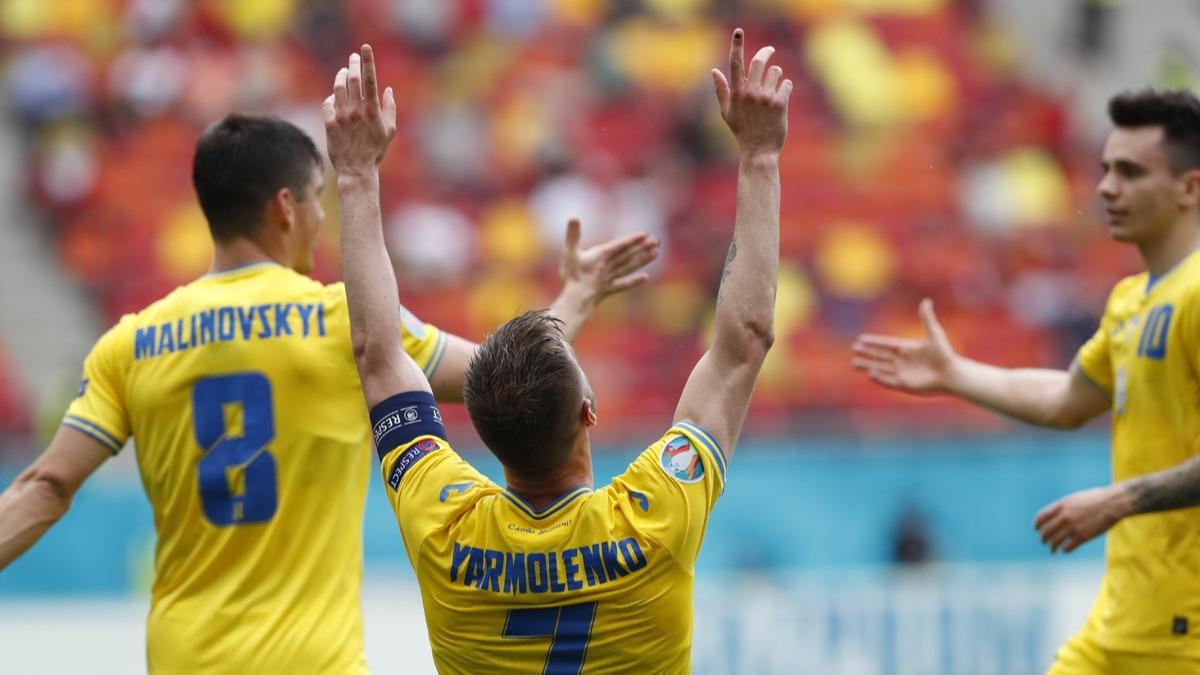 Ukrayna, Kuzey Makedonya'y 2 golle geti