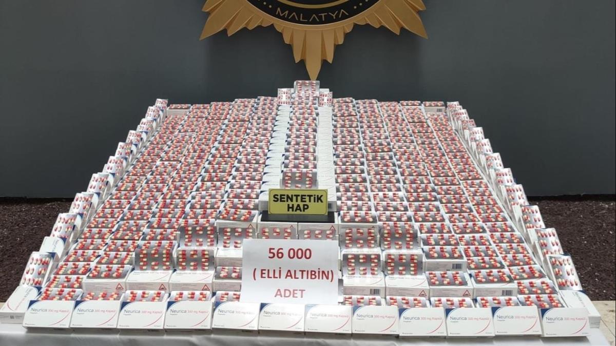 Malatya'da narkotik operasyonu: 6 gzalt 