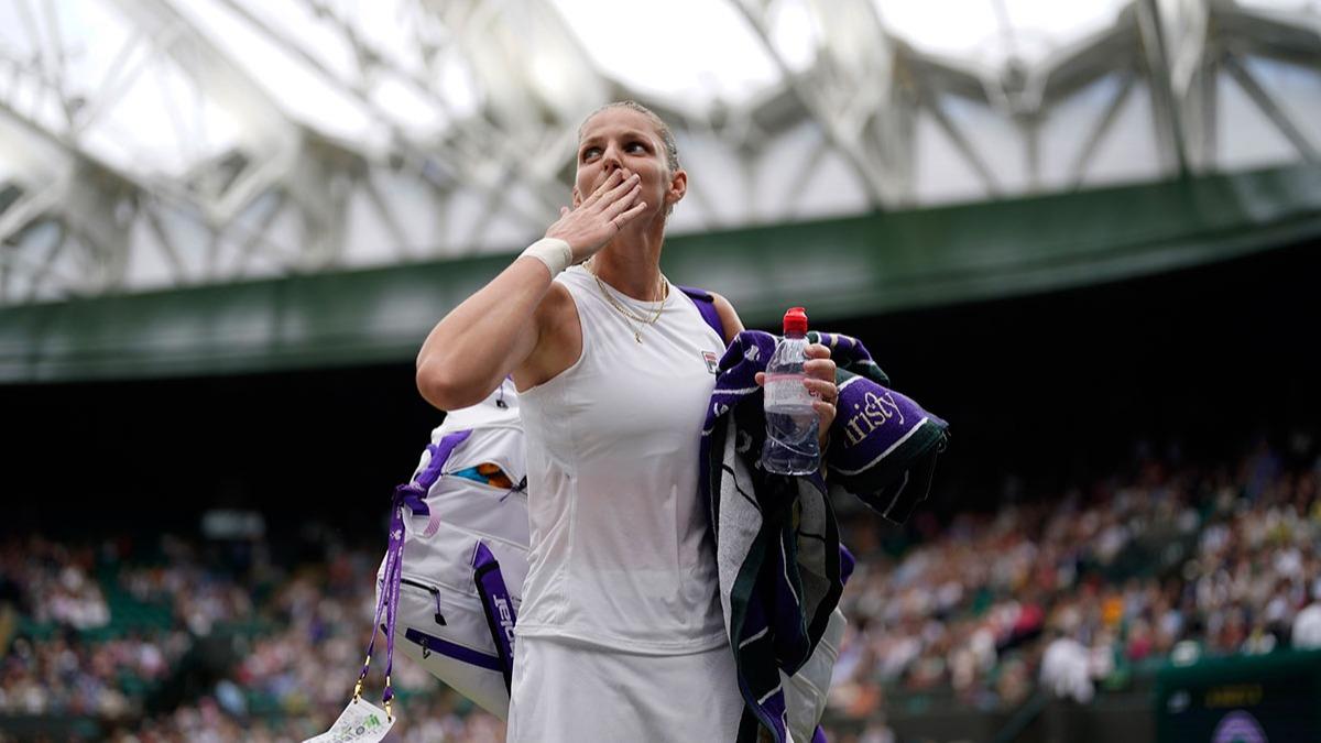 Wimbledon'da ilk yar finalist Pliskova