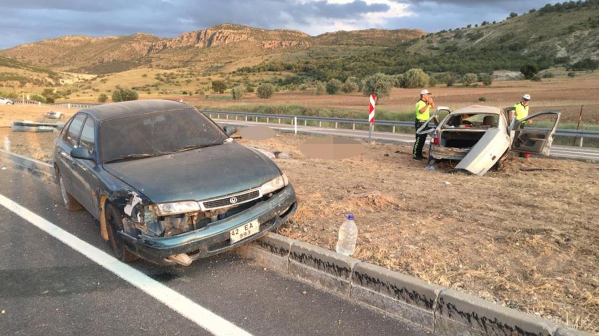 Konya'da trafik kazas: 4 l 