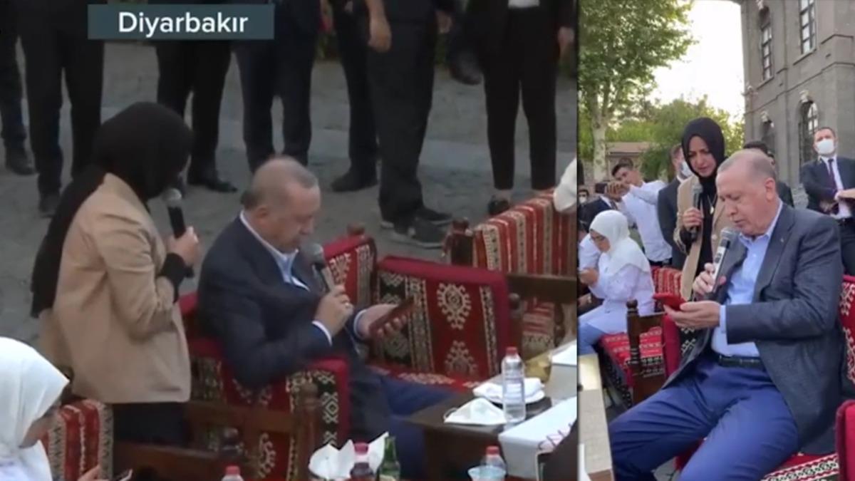 Bakan Erdoan'dan Gnl Da trks! Genlerle birlikte seslendirdi