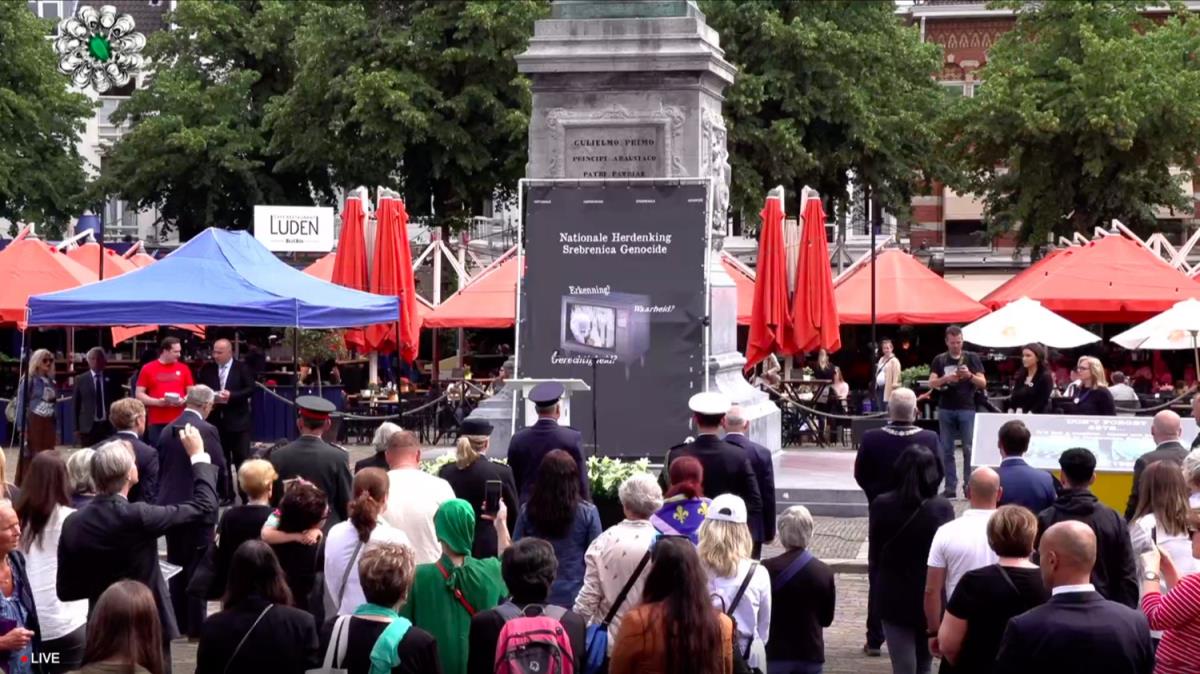 Hollanda'da Srebrenitsa kurbanlar soykrmn 26'nc ylnda anld 