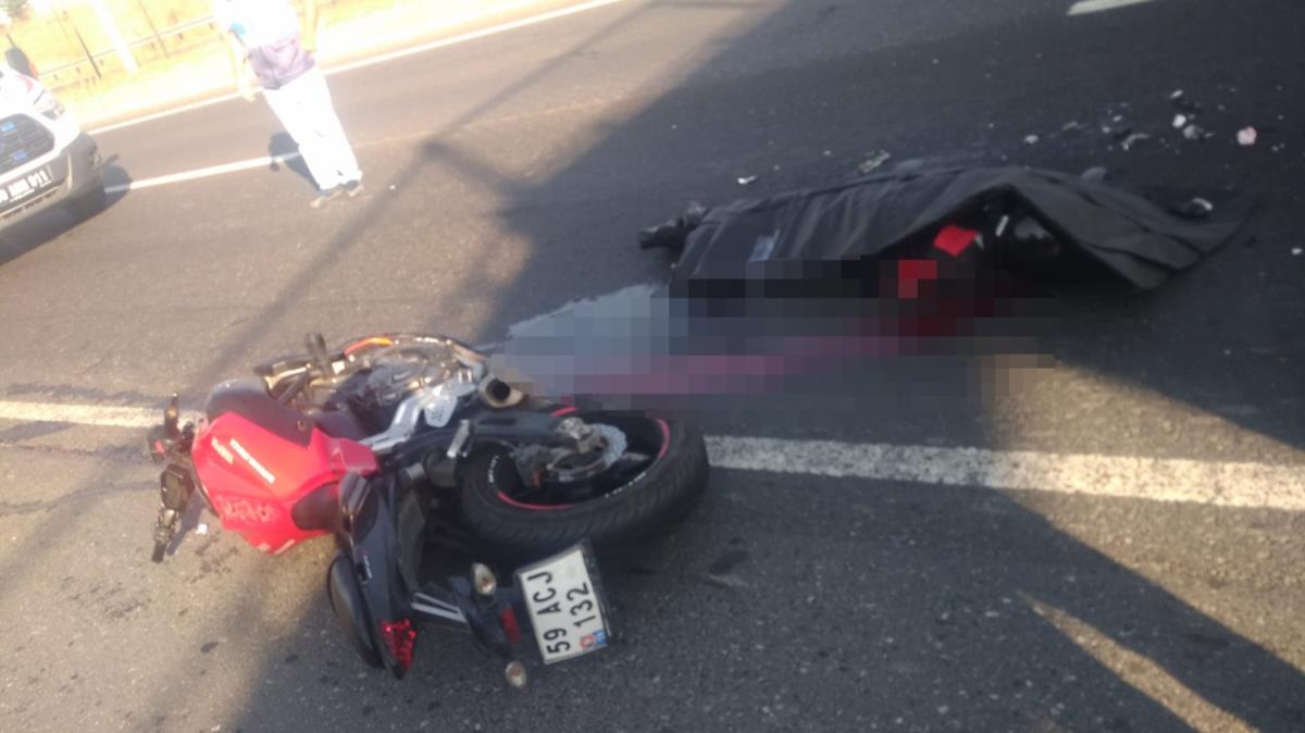 Trla arpan motosikletin srcs hayatn kaybetti