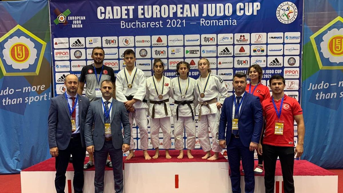 Milliler mitler Avrupa Judo Kupas'na 4 madalya ile balad
