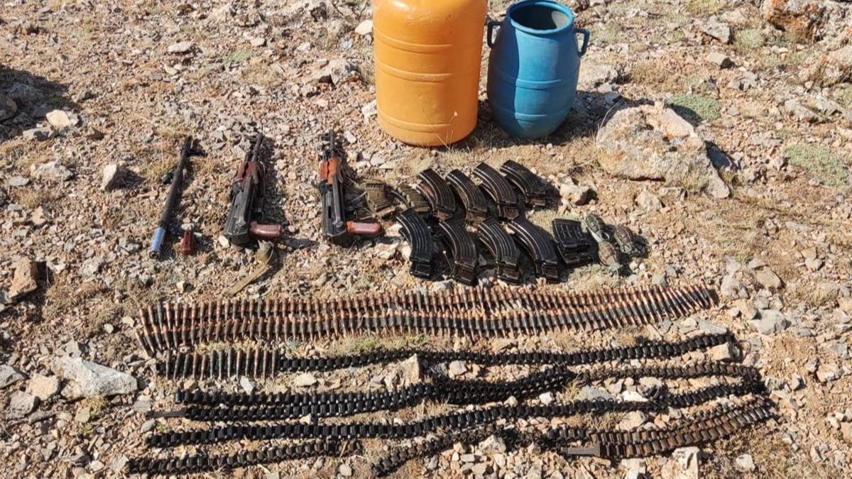 Van'da PKK/KCK'ya ait silah ve patlayclar ele geirildi