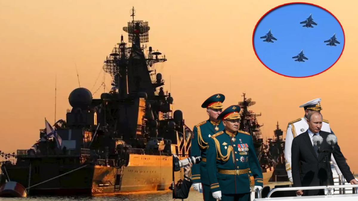Putin meydan okudu! Sava gemileri harekete geti, jetler havaland...