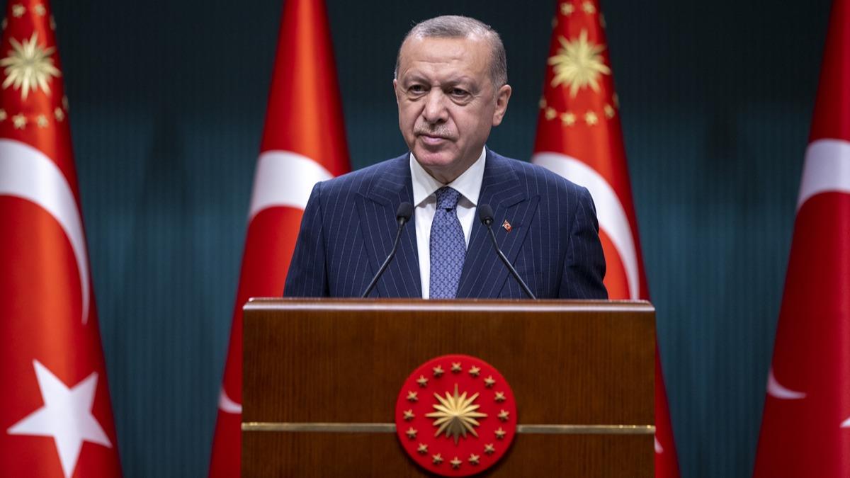 Cumhurbakan Erdoan'dan yangnlarla ilgili aklama 