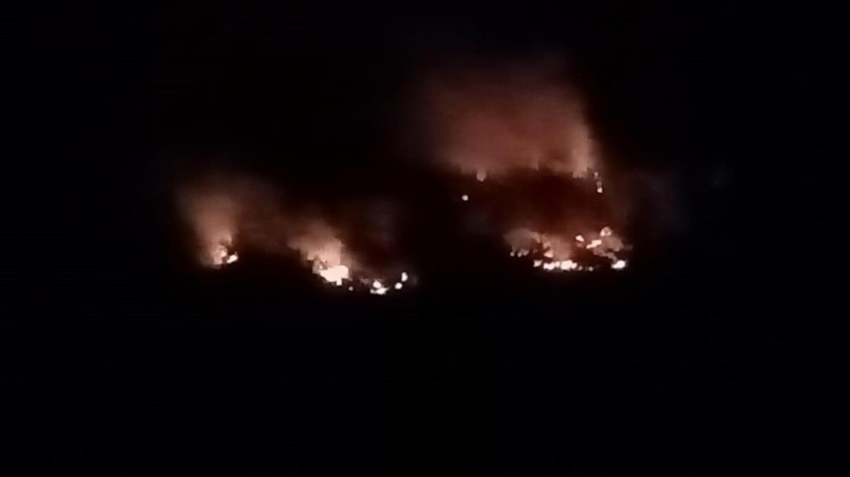 Adana Kozan'da kan ikinci orman yangnna mdahale ediliyor 
