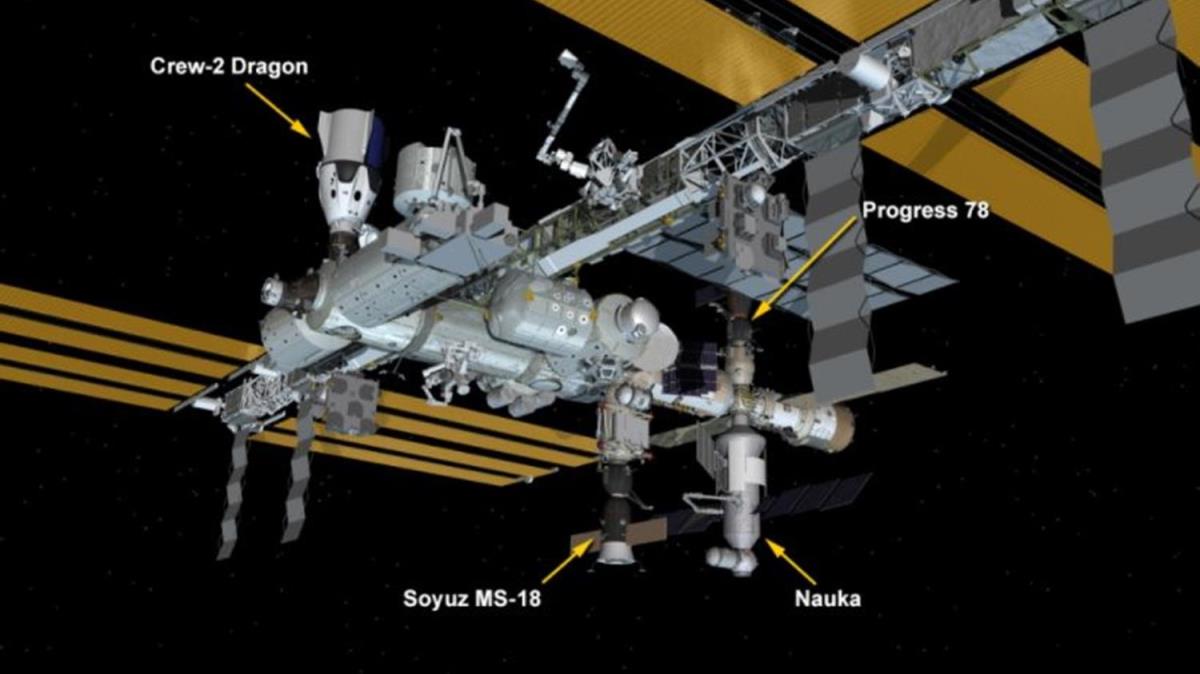 Uzay stasyonu'nda Rus modl yanllkla atelendi, istasyon konumundan sapt