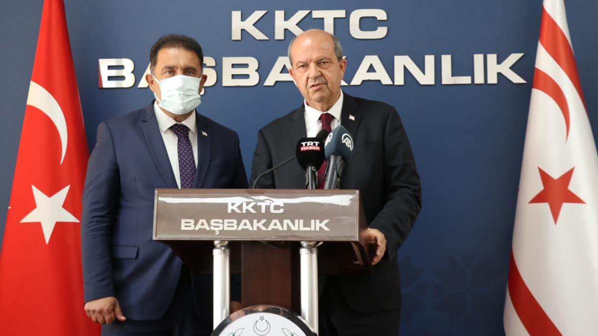 KKTC Cumhurbakan Tatar, ''Mara alm'' gndemiyle toplanan Bakanlar Kuruluna bakanlk etti